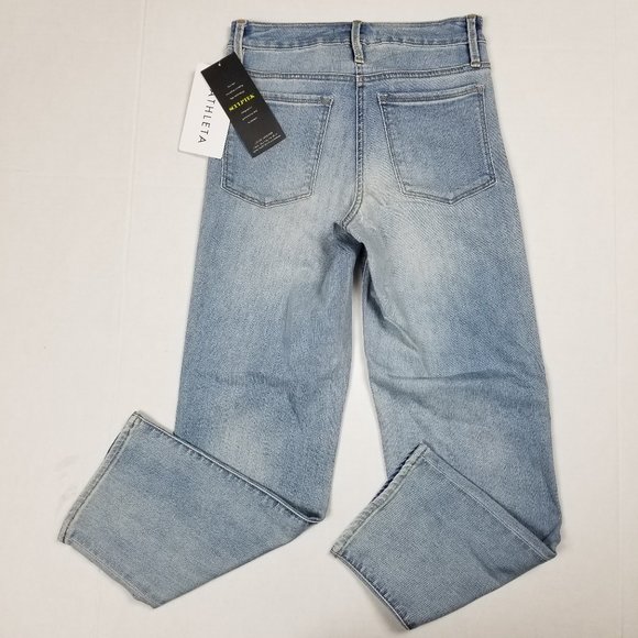 Athleta Slim Straight Jean Agate Wash NWT - Picture 3 of 6
